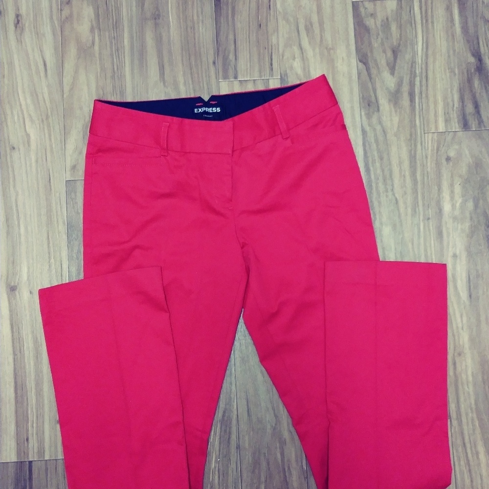 Express Red Pants